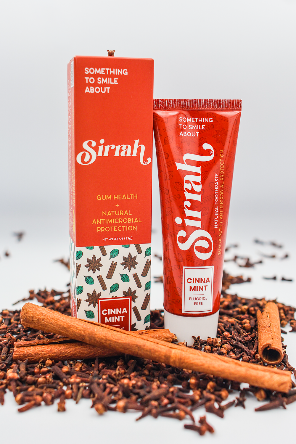 Cinnamon Fluoride-Free Toothpaste - Double Pack | Sirrah® — Sirrah